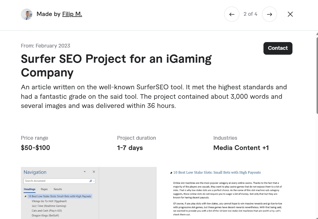 igaming writer portfolio 2