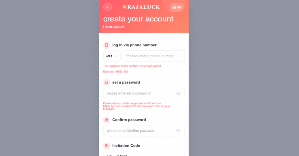 raja luck banner image